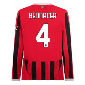 AC Milan Bennacer Hjemmedrakt 2024/2025 Langermet